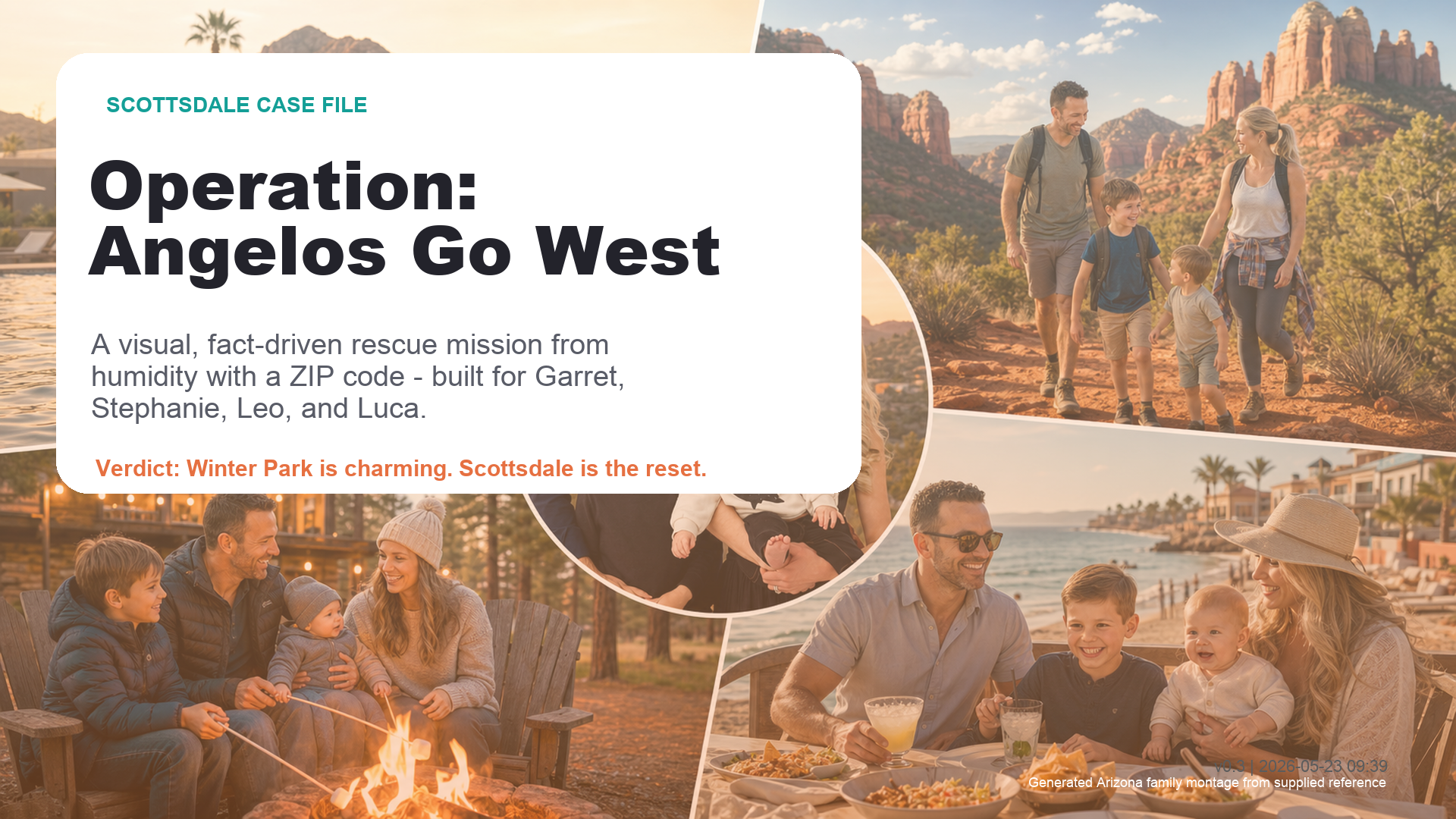 Slide 1 of the Angelos Go West deck
